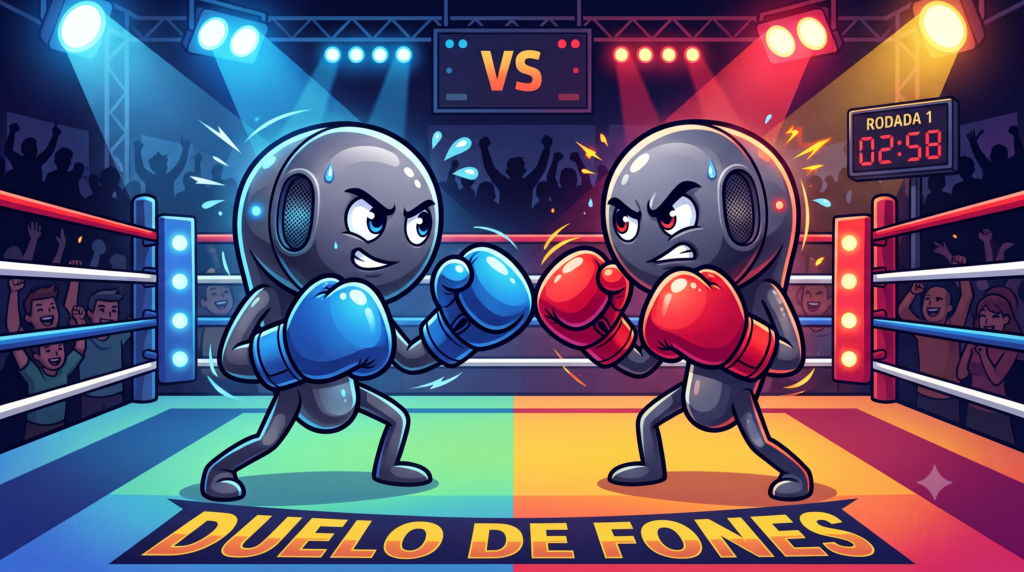 fone bluetooth custo-benefício comparação Samsung Galaxy Buds Core vs QCY HT08